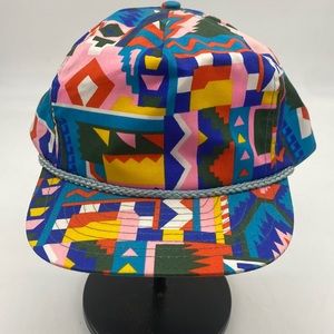 Vintage Retro Nissin SnapBack 90’s NOS New Hat colorful Vibrant